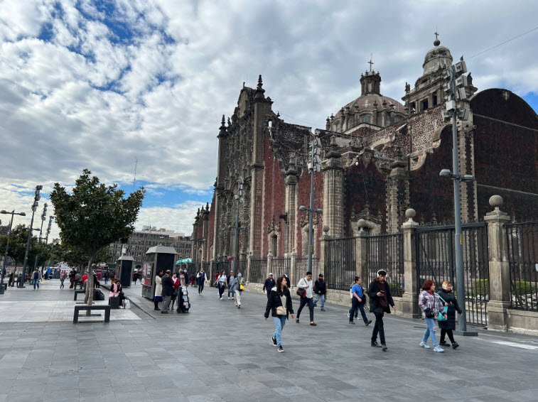 Zócalo (Plaza de la Constitución), Mexico City, Mexico